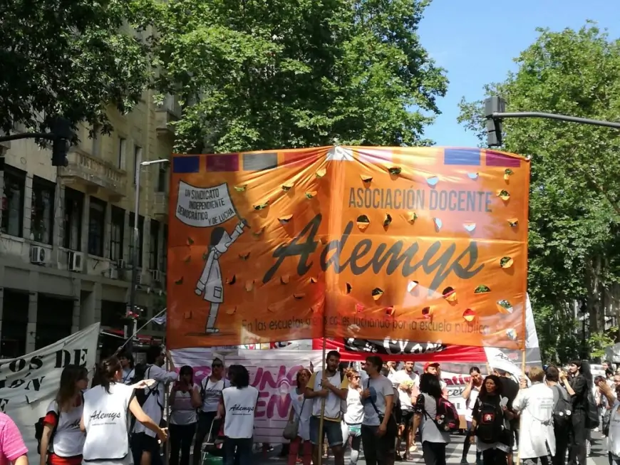 El martes habrá paro docente de Ademys