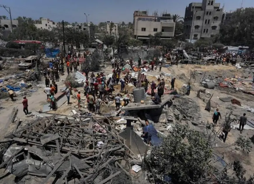 Israel atacó una zona humanitaria en Gaza: 71 muertos