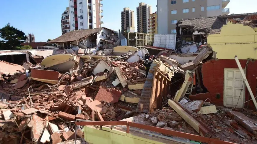 Tragedia en VIlla Gesell: se derrumbó un edificio de 10 pisos